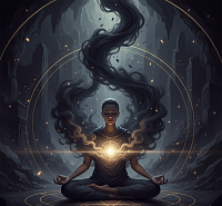Gölge yönleri fark etmek ve içsel bütünlük kazanmak için rehberli gölge meditasyonu.